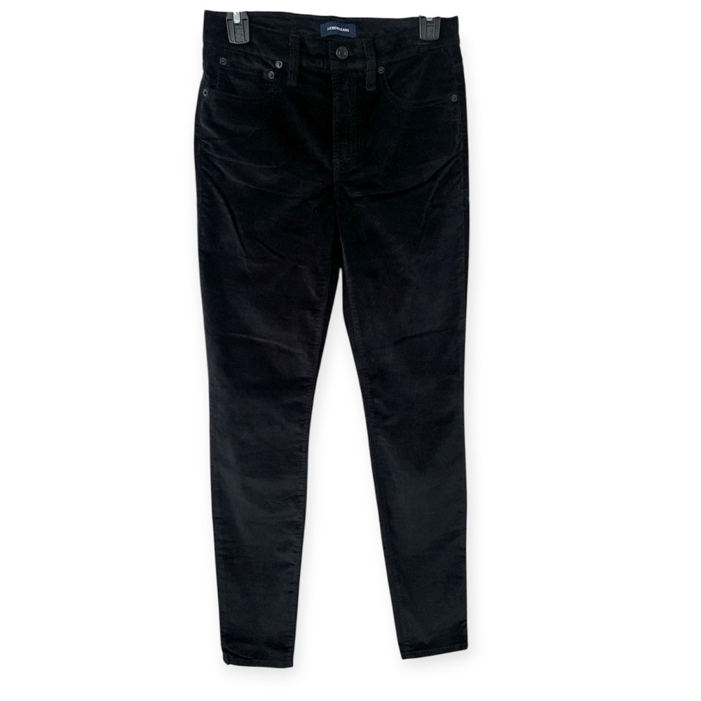 J. Crew Velvet 9” High Rise Toothpick Jeans